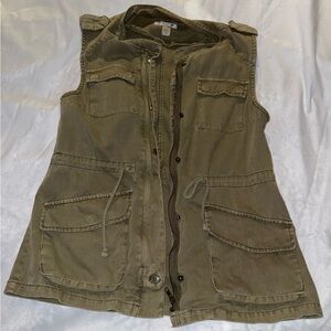 Kenar Khaki Utility Vest